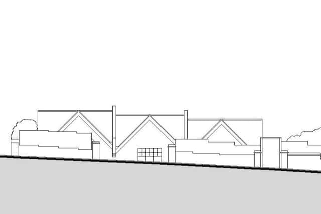 Proposed plan for the new Eastbourne homes