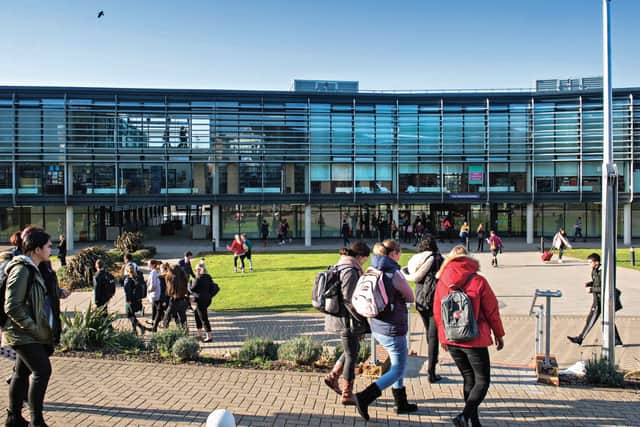 The University of Brighton's Falmer campus