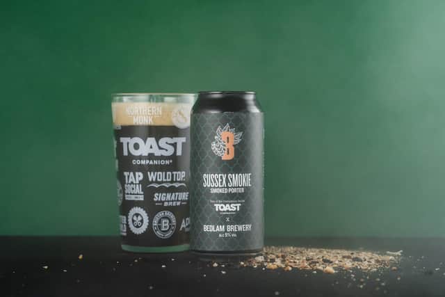 The Bedlam Smokie Porter is part of the Companion Series, led by Toast Ale, which uses surplus bread to prevent food waste. Picture: Mark Newton Photography.