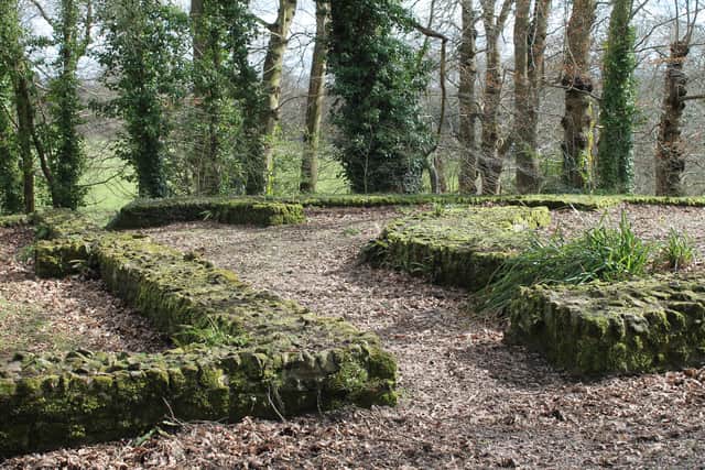 The remains of the bailey and chapel, St Ann’s Hill, Midhurst