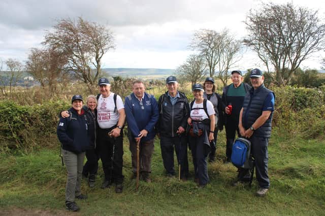 Jeff Blackett and his team of walkers