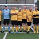 Some of the Old Bexhillians walking footballers