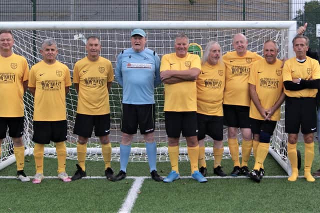 Some of the Old Bexhillians walking footballers