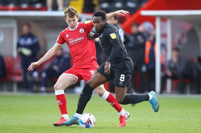 Action from last season's clash between Crawley Town and Port Vale at The People's Pension Stadium in March. Picture by Warren Little/Getty Images