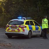 Police in Wartling Road, Pevensey. Picture from Dan Jessup SUS-211028-174400001