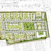 Possible layout of the new development at the former HMRC site in Goring