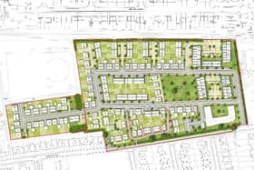 Possible layout of the new development at the former HMRC site in Goring