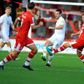 Action from Crawley Town's 4-1 home defeat to Port Vale. Picture by Steve Robards