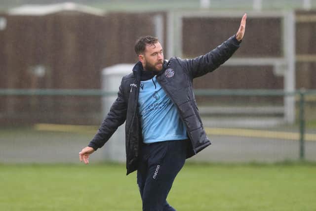 Hastings United have announced that Chris Agutter has resigned from his role as first team manager. Picture by Scott White
