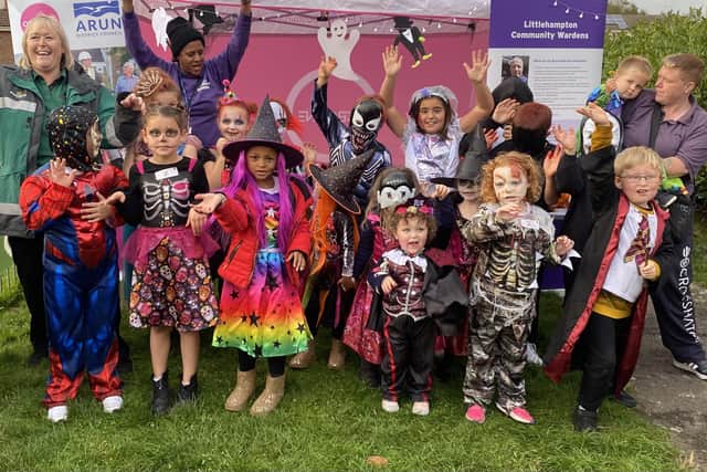 Children enjoyed dressing up for the Halloween party in Wick