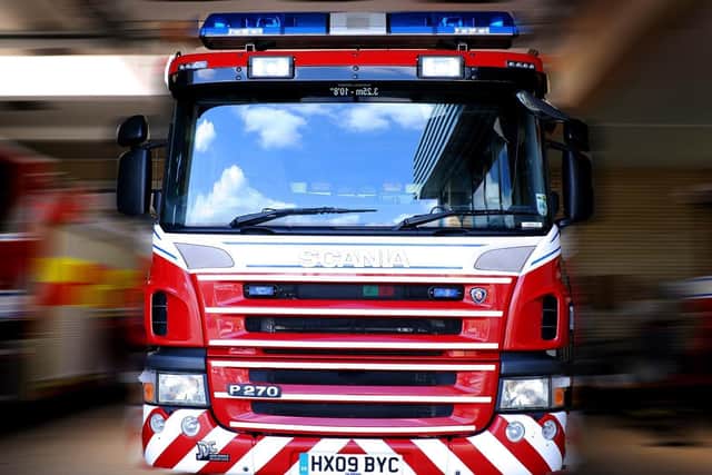 East Sussex firefighters were called to the incident in the early hours