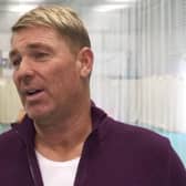 A still from Shane Warne’s contribution to the Sussex Cricket Mental Health & Wellbeing Hub / Image: Frog Systems/Sussex Cricket Mental Health & Wellbeing Hub