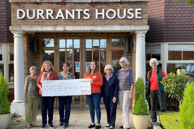 Durrants Village raised money for St Catherine's Hospice in a series of fundraiser events.