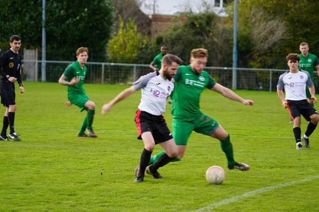 Horsham YMCA were delighted to extend their unbeaten run to five games with an excellent win against visiting Peacehaven & Telescombe. Pictures by Stanley Bernard