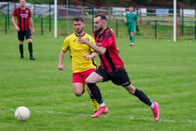 Sam Bull struck a stunning goal for Billingshurst in their 1-1 draw with Division One leaders Midhurst on Saturday. Picture by Iain Gibson