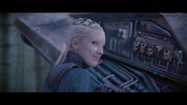 Raffiella Chapman as Skye in this year's John Lewis Christmas advert. Picture from John Lewis plc SUS-210411-102659001