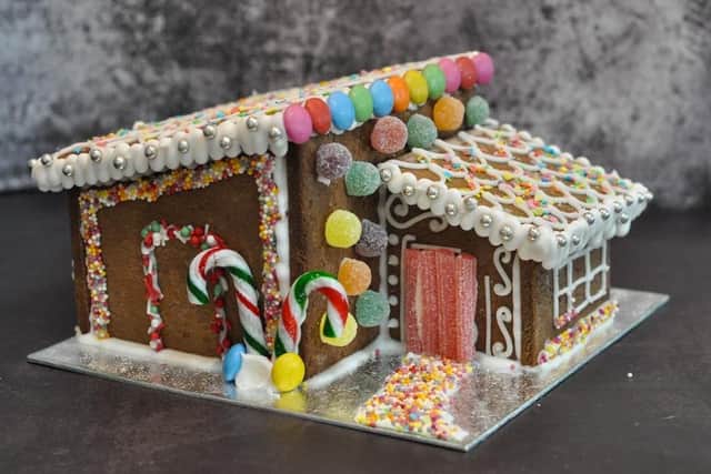 The new large gingerbread house design for the Safe in Sussex annual competition, created by a year-ten student at St Oscar Romero Catholic School in Worthing