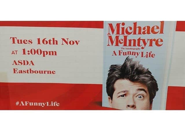The comedian is visiting Eastbourne as part of his book tour. SUS-210511-161301001