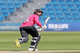 Tom Haines in one-day cup action for the Sharks in 2021 / Picture: Sussex Cricket