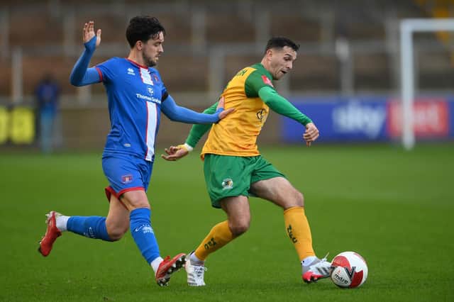 Action of Horsham's 1st round FA Cup tie against Carlisle United. Picture courtesy of Getty Images