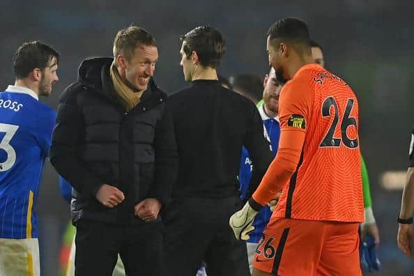 Brighton head coach Graham Potter will stand by his 'fantastic' young goalkeeper