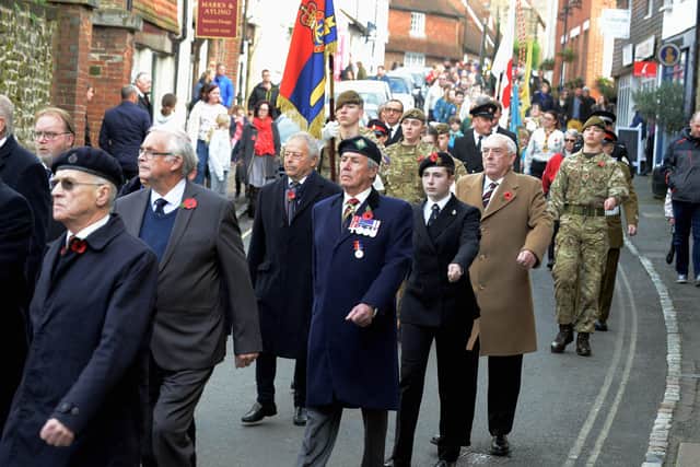 The Remembrance Day service in Petworth in 2019.  Photo by Kate Shemlit SUS-210911-120553001