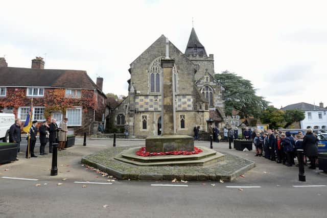 The Remembrance Day service in Chichester in 2019. Photo by Kate Shemlit SUS-210911-121240001