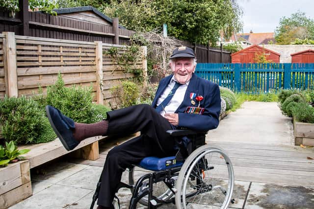 During Remembrance, 97-year-old Normandy veteran Len Gibbon is taking on the challenge of cycling 11km to honour our fallen heroes and raise funds for Care for Veterans in Worthing
