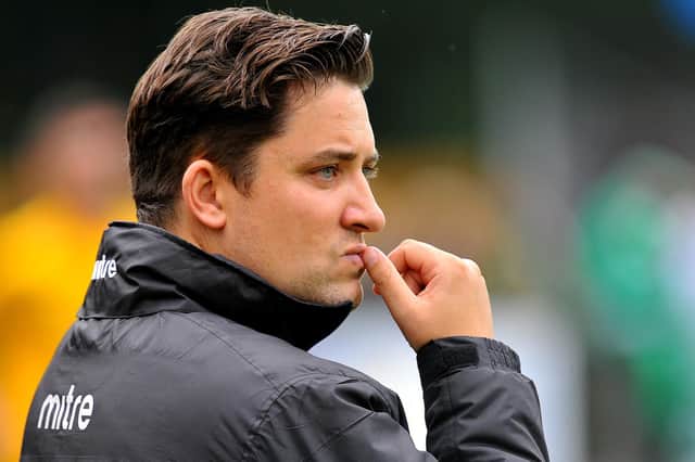 Manager Dominic Di Paola wants Horsham to start turning their good performances into results - starting tonight against Pagham in the Sussex Senior Cup second round. Picture by Steve Robards