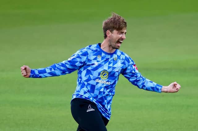 Sussex Cricket have announced that Will Beer has signed a new T20-only contract with the club. Picture by Jordan Mansfield/Getty Images for Surrey CCC