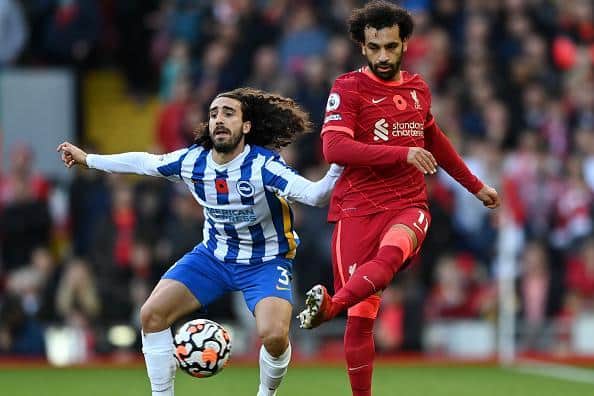 Marc Cucurella has impressed on the flank for Brighton since his £15m arrival