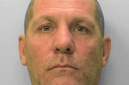 Gary Fenn had previously been convicted of offences involving indecent images of children. Photo: Sussex Police