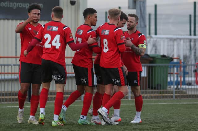 Eastbourne Borough produced a fine team performance against visitors Chelmsford City on Saturday, winning more convincingly than the 2-1 scoreline suggested. Pictures by Andy Pelling