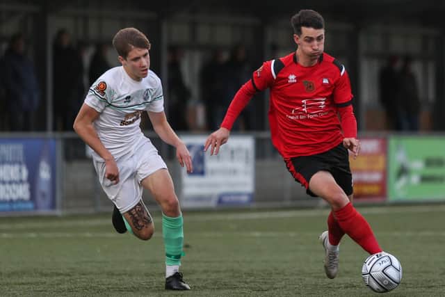 Action from Eastbourne Borough's clash with Chelmsford City