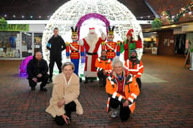 Christmas lights at Orchards Shopping Centre, Haywards Heath, in 2020. Picture: Steve Robards, SR2011271.