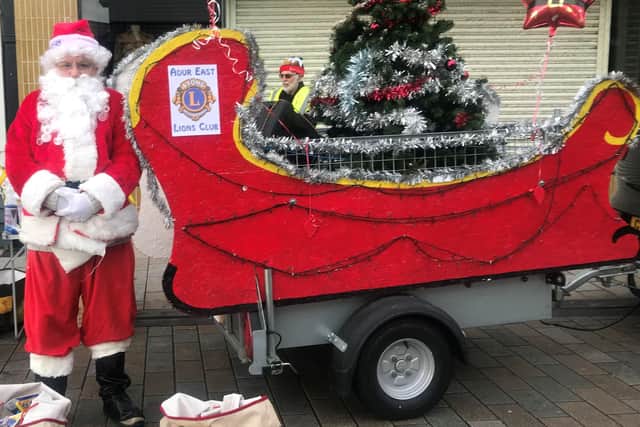 Adur East Lions would welcome anyone who can help stand in for Santa or act as elves by manning the grotto, holding collection buckets and accompanying the sleigh