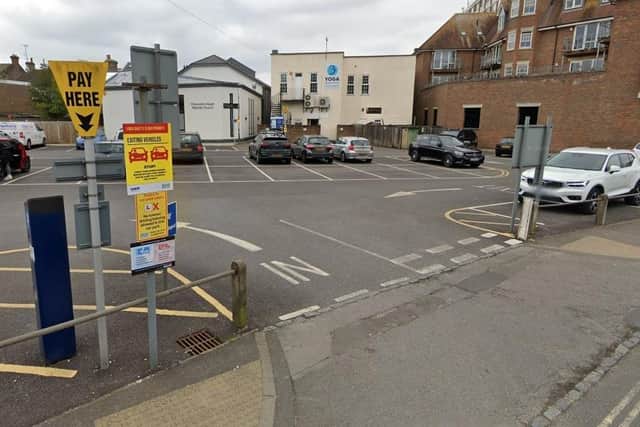 Mid Sussex District Council said car parking charges in town centre Pay and Display car parks have remained the same for a decade and have not kept pace with inflation. Picture: Google Street View.