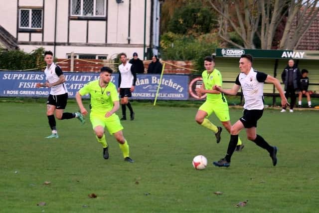 Pagham on the ball against Bexhill / Picture: Roger Smith