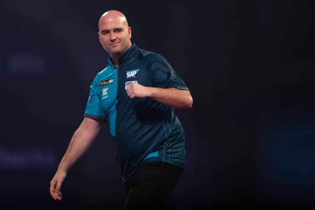 Rob Cross will be gunning for more glory in a Professional Darts Corporation televised tournament over the coming days. Picture by Luke Walker/Getty Images