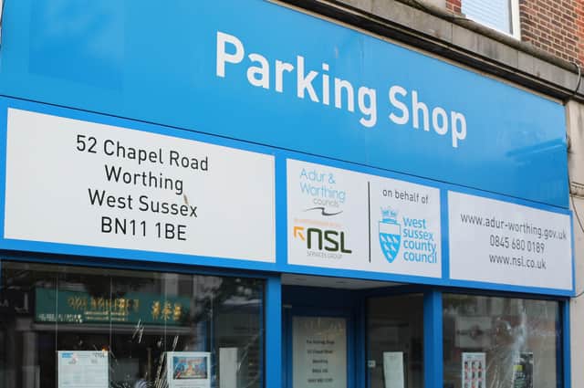 Worthing Parking Shop in Chapel Road
