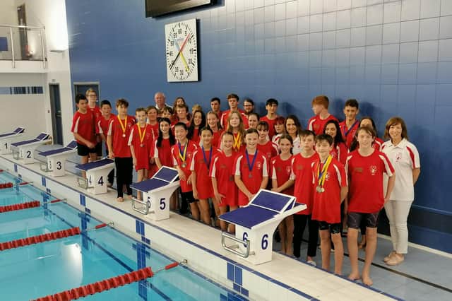 Eastbourne Swimming Club at the winter counties gala