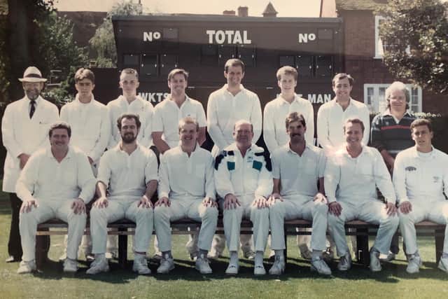 By 1982 Richard was managing teams at Chi Priory Park