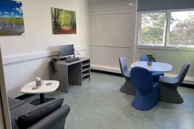 The new reflection room at St Richard's Hospital in Chichester