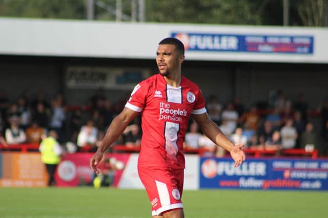 Crawley Town forward Kwesi Appiah has missed out on the Sky Bet League Two Player of the Month award for October. Picture by Cory Pickford