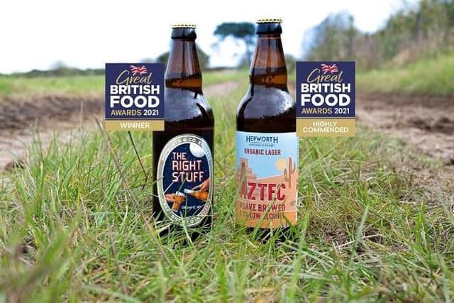 Winning organic beers from Hepworth Brewery near Pulborough
