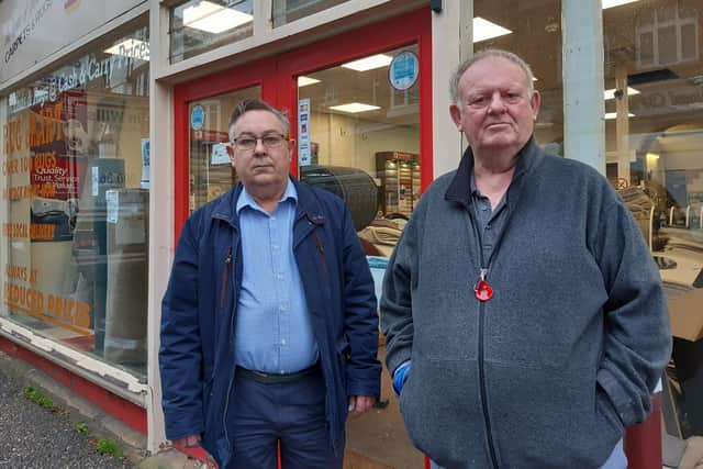 Trevor and Chris are retiring from Dean Carpets after being there for 30 years