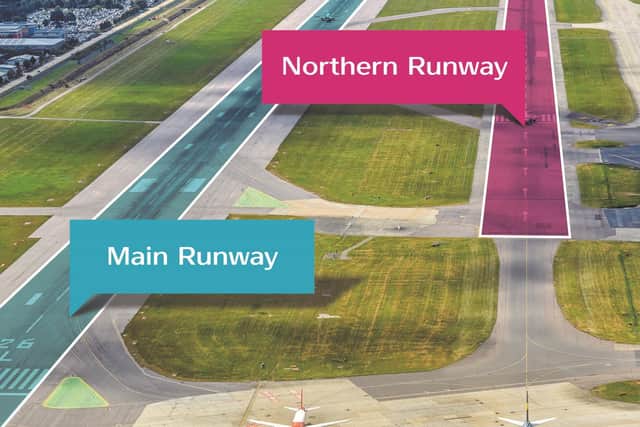 This low-impact plan, designed to maximise the use of existing infrastructure, involves moving the centre-line of Gatwick’s current Northern Runway 12 metres, to enable it to be used for departing flights alongside the existing Main Runway.