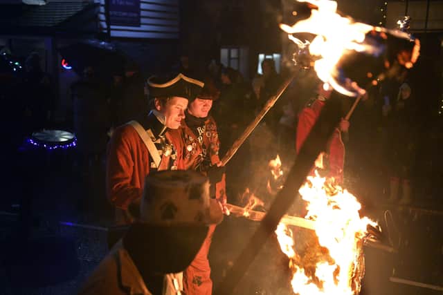 Rye Bonfire Procession 2019 (Photo by Jon Rigby) SUS-191111-115947008