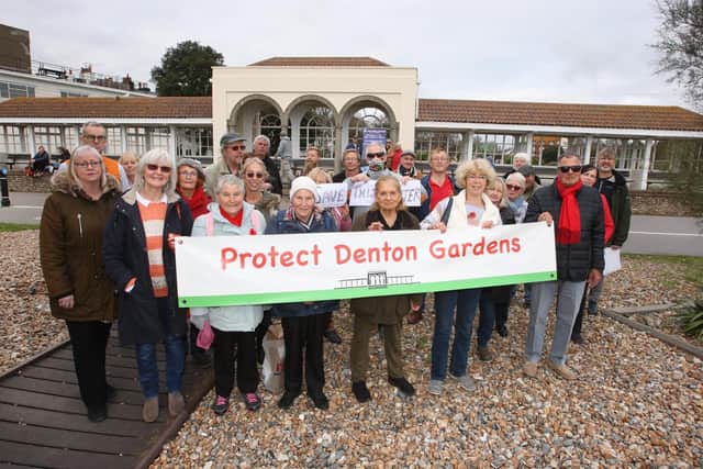 Worthing residents fighting to save Worthing seafront shelter from conversion south of Denton Gardens. Photo by Derek Martin Photography and Art.