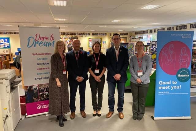 Five Gatwick mentors will be working with 15 of the most disengaged Year 9 students on a one-to-one basis, to better support their pathway into the workplace
